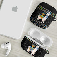 Happy Hanukkah Llama AirPods Case Funny Menorah for Jewish Holiday - Wonder Print Shop