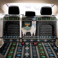 Happy Hanukkah Llama Back Car Seat Cover Funny Menorah for Jewish Holiday - Wonder Print Shop