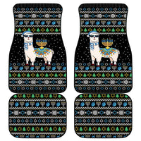 Happy Hanukkah Llama Car Mats Funny Menorah for Jewish Holiday - Wonder Print Shop