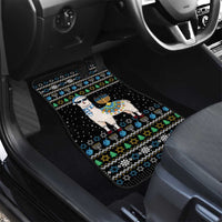 Happy Hanukkah Llama Car Mats Funny Menorah for Jewish Holiday - Wonder Print Shop