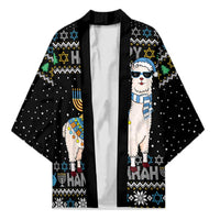 Happy Hanukkah Llama Kimono Funny Menorah for Jewish Holiday - Wonder Print Shop