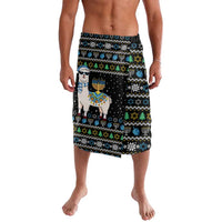 Happy Hanukkah Llama Lavalava Funny Menorah for Jewish Holiday - Wonder Print Shop
