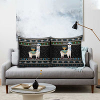 Happy Hanukkah Llama Pillow Cover Funny Menorah for Jewish Holiday - Wonder Print Shop