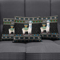 Happy Hanukkah Llama Pillow Cover Funny Menorah for Jewish Holiday - Wonder Print Shop