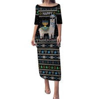 Happy Hanukkah Llama Puletasi Funny Menorah for Jewish Holiday - Wonder Print Shop