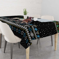 Happy Hanukkah Llama Tablecloth Funny Menorah for Jewish Holiday - Wonder Print Shop
