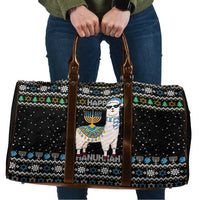 Happy Hanukkah Llama Travel Bag Funny Menorah for Jewish Holiday - Wonder Print Shop