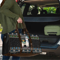 Happy Hanukkah Llama Travel Bag Funny Menorah for Jewish Holiday - Wonder Print Shop
