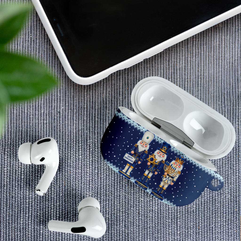 Chrismukkah Nutcracker AirPods Case Funny Hanukkah Xmas Style - Wonder Print Shop