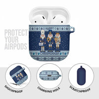 Chrismukkah Nutcracker AirPods Case Funny Hanukkah Xmas Style - Wonder Print Shop