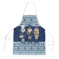 Chrismukkah Nutcracker Apron Funny Hanukkah Xmas Style - Wonder Print Shop