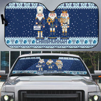 Chrismukkah Nutcracker Auto Sun Shade Funny Hanukkah Xmas Style - Wonder Print Shop