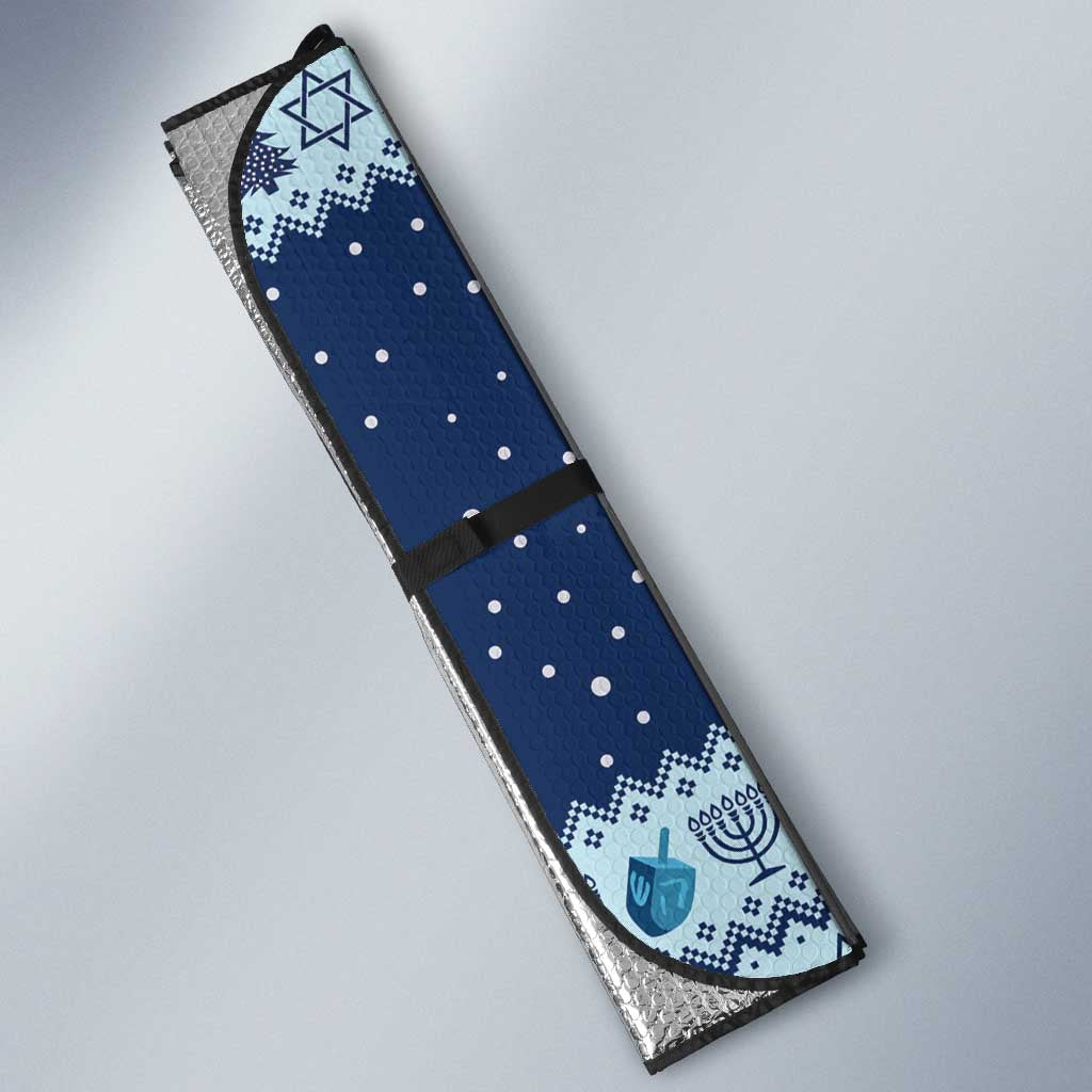 Chrismukkah Nutcracker Auto Sun Shade Funny Hanukkah Xmas Style - Wonder Print Shop