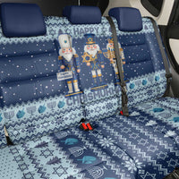 Chrismukkah Nutcracker Back Car Seat Cover Funny Hanukkah Xmas Style - Wonder Print Shop