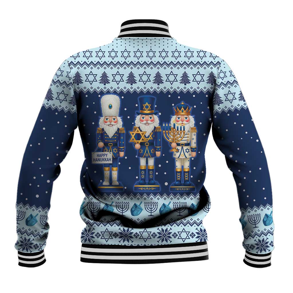 Chrismukkah Nutcracker Baseball Jacket Funny Hanukkah Xmas Style - Wonder Print Shop