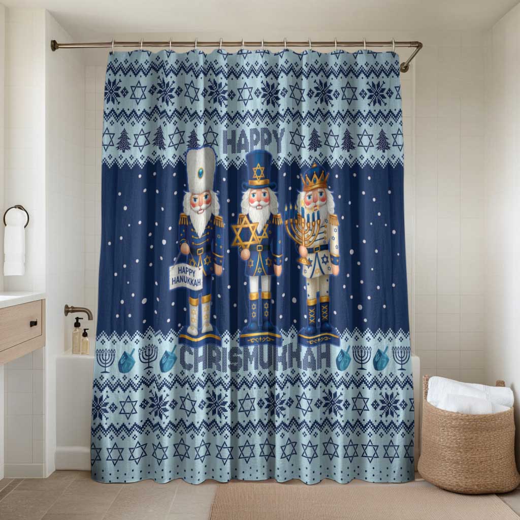 Chrismukkah Nutcracker Bathroom Set Funny Hanukkah Xmas Style - Wonder Print Shop