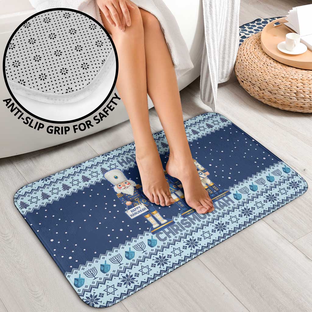 Chrismukkah Nutcracker Bathroom Set Funny Hanukkah Xmas Style - Wonder Print Shop