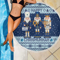 Chrismukkah Nutcracker Beach Blanket Funny Hanukkah Xmas Style - Wonder Print Shop