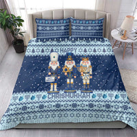 Chrismukkah Nutcracker Bedding Set Funny Hanukkah Xmas Style - Wonder Print Shop