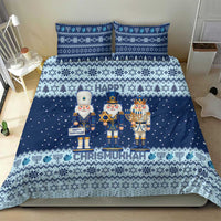 Chrismukkah Nutcracker Bedding Set Funny Hanukkah Xmas Style - Wonder Print Shop