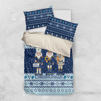 Chrismukkah Nutcracker Bedding Set Funny Hanukkah Xmas Style - Wonder Print Shop