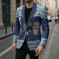 Chrismukkah Nutcracker Blazer Funny Hanukkah Xmas Style - Wonder Print Shop