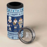 Chrismukkah Nutcracker 4 in 1 Can Cooler Tumbler Funny Hanukkah Xmas Style - Wonder Print Shop