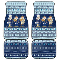 Chrismukkah Nutcracker Car Mats Funny Hanukkah Xmas Style - Wonder Print Shop