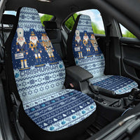 Chrismukkah Nutcracker Car Seat Cover Funny Hanukkah Xmas Style - Wonder Print Shop
