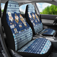 Chrismukkah Nutcracker Car Seat Cover Funny Hanukkah Xmas Style - Wonder Print Shop