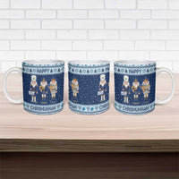 Chrismukkah Nutcracker Ceramic Mug Funny Hanukkah Xmas Style - Wonder Print Shop