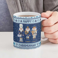 Chrismukkah Nutcracker Ceramic Mug Funny Hanukkah Xmas Style - Wonder Print Shop