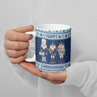 Chrismukkah Nutcracker Ceramic Mug Funny Hanukkah Xmas Style - Wonder Print Shop