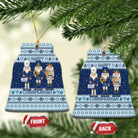 Chrismukkah Nutcracker Ceramic Ornament Funny Hanukkah Xmas Style - Wonder Print Shop