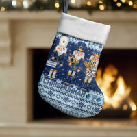 Chrismukkah Nutcracker Christmas Stocking Funny Hanukkah Xmas Style - Wonder Print Shop