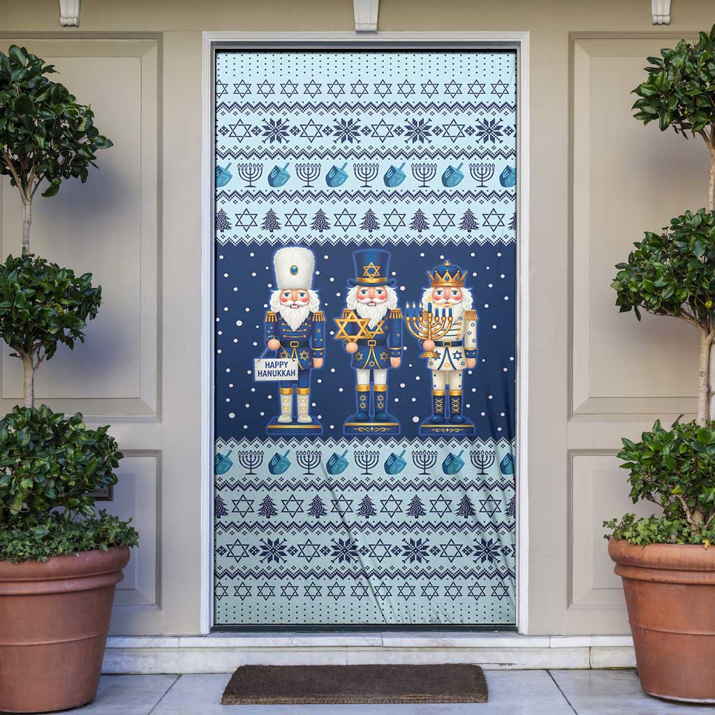 Chrismukkah Nutcracker Door Cover Funny Hanukkah Xmas Style - Wonder Print Shop