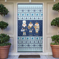 Chrismukkah Nutcracker Door Cover Funny Hanukkah Xmas Style - Wonder Print Shop