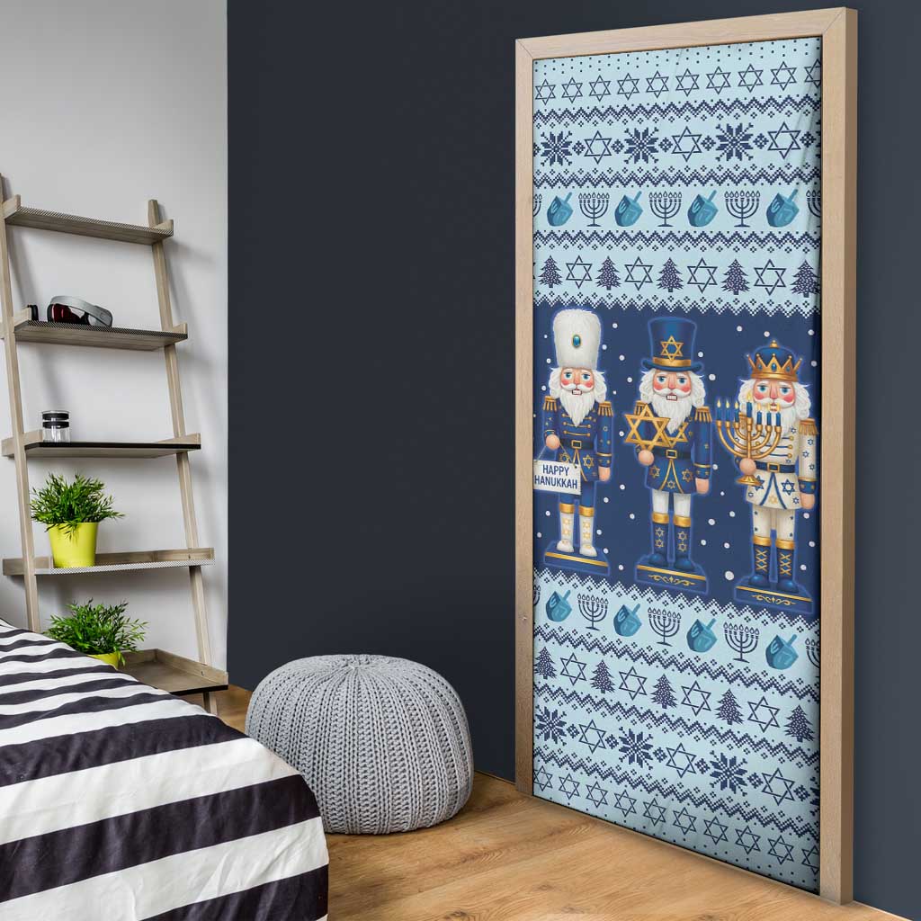 Chrismukkah Nutcracker Door Cover Funny Hanukkah Xmas Style - Wonder Print Shop