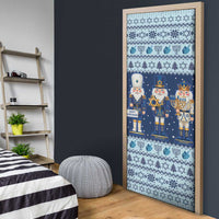 Chrismukkah Nutcracker Door Cover Funny Hanukkah Xmas Style - Wonder Print Shop