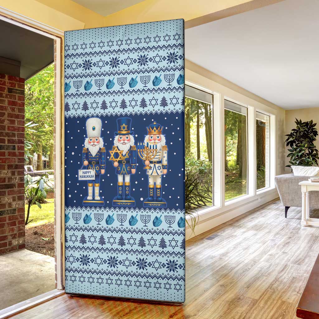 Chrismukkah Nutcracker Door Cover Funny Hanukkah Xmas Style - Wonder Print Shop