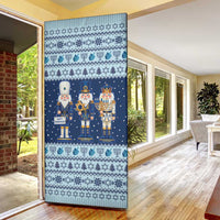 Chrismukkah Nutcracker Door Cover Funny Hanukkah Xmas Style - Wonder Print Shop