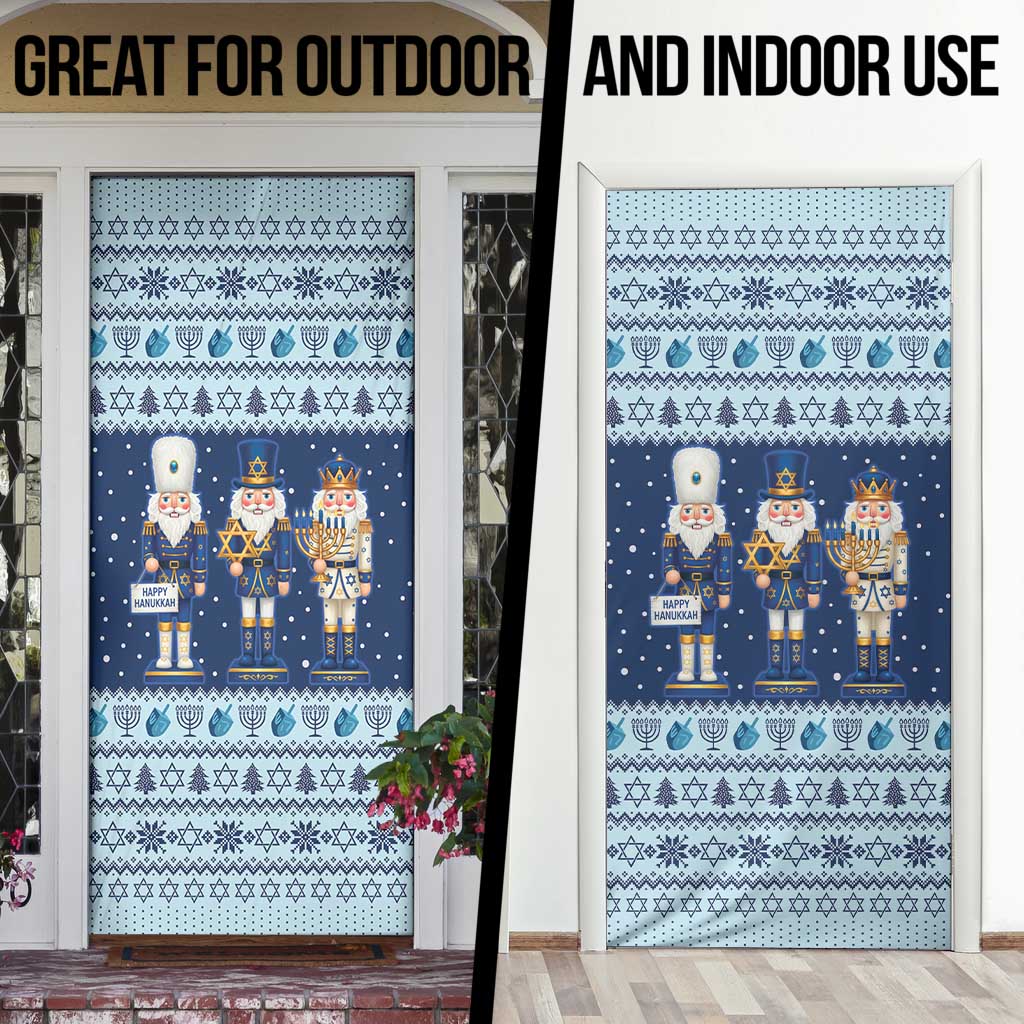 Chrismukkah Nutcracker Door Cover Funny Hanukkah Xmas Style - Wonder Print Shop