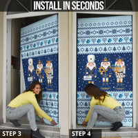 Chrismukkah Nutcracker Door Cover Funny Hanukkah Xmas Style - Wonder Print Shop