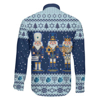 Chrismukkah Nutcracker Family Matching Off Shoulder Short Dress and Hawaiian Shirt Funny Hanukkah Xmas Style - Wonder Print Shop