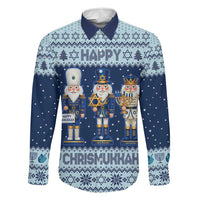 Chrismukkah Nutcracker Family Matching Short Sleeve Bodycon Dress and Hawaiian Shirt Funny Hanukkah Xmas Style - Wonder Print Shop