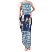 Chrismukkah Nutcracker Family Matching Tank Maxi Dress and Hawaiian Shirt Funny Hanukkah Xmas Style - Wonder Print Shop