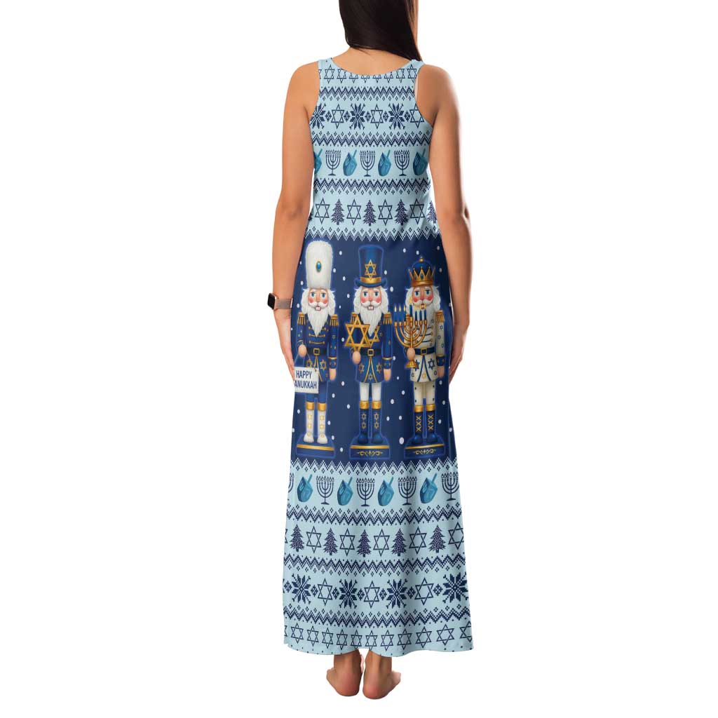 Chrismukkah Nutcracker Family Matching Tank Maxi Dress and Hawaiian Shirt Funny Hanukkah Xmas Style - Wonder Print Shop
