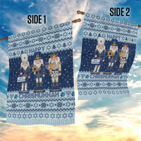 Chrismukkah Nutcracker Garden Flag Funny Hanukkah Xmas Style - Wonder Print Shop