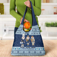 Chrismukkah Nutcracker Grocery Bag Funny Hanukkah Xmas Style - Wonder Print Shop