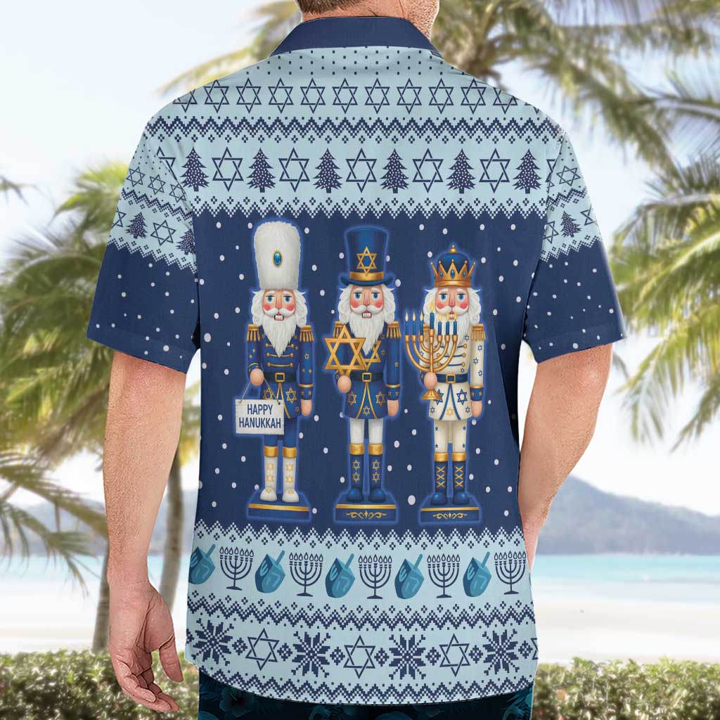 Chrismukkah Nutcracker Hawaiian Shirt Funny Hanukkah Xmas Style - Wonder Print Shop